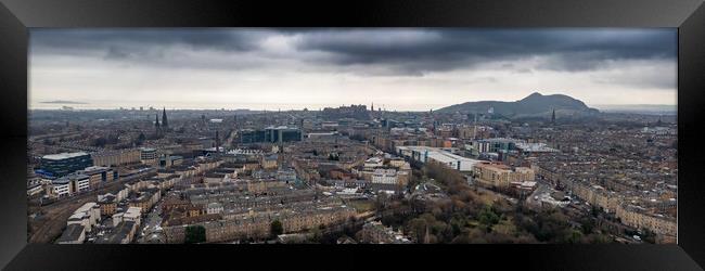 Edinburgh Skyline Framed Print by Apollo Aerial Photography