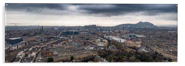 Edinburgh Skyline Acrylic by Apollo Aerial Photography