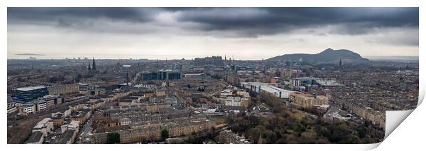 Edinburgh Skyline Print by Apollo Aerial Photography