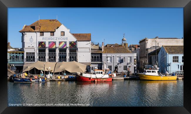 Weymouth Harbour Framed Print by Mark Campion