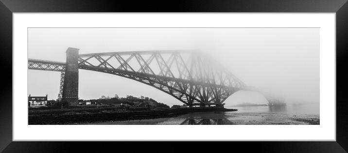 Forth Railway Bridge Framed Mounted Print by Apollo Aerial Photography