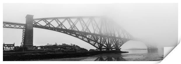 Forth Railway Bridge Print by Apollo Aerial Photography