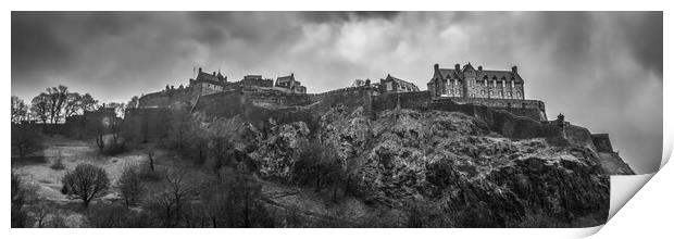 Edinburgh Castle Panorama Print by Apollo Aerial Photography