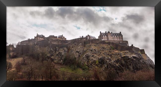 Edinburgh Castle Framed Print by Apollo Aerial Photography