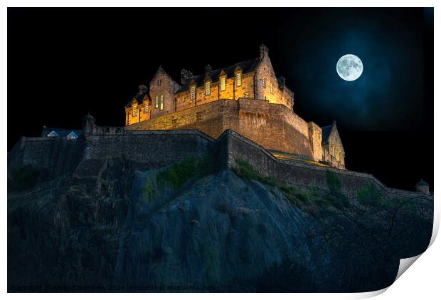 Edinburgh Castle  Print by Alison Chambers