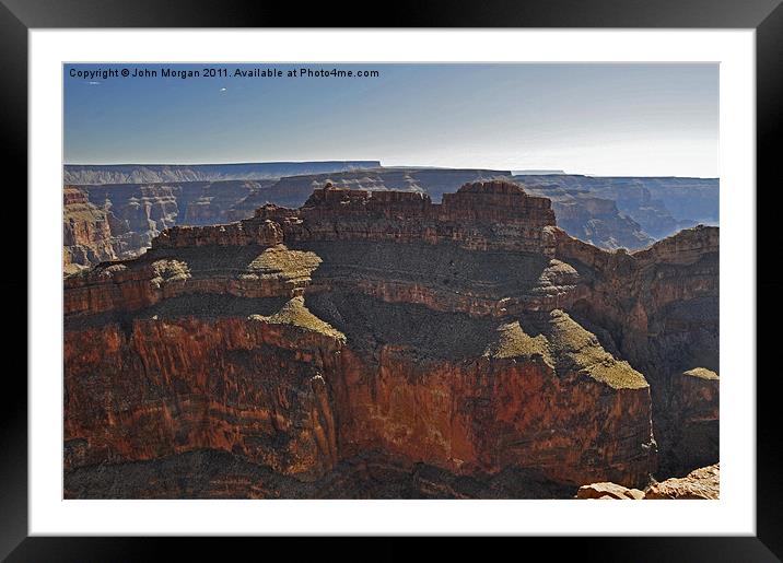 Grand Canyon 3. Framed Mounted Print by John Morgan