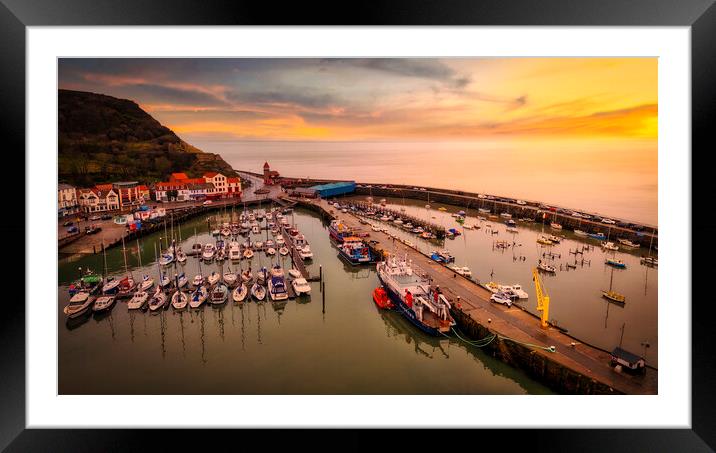 Scarborough Framed Mounted Print by Tim Hill