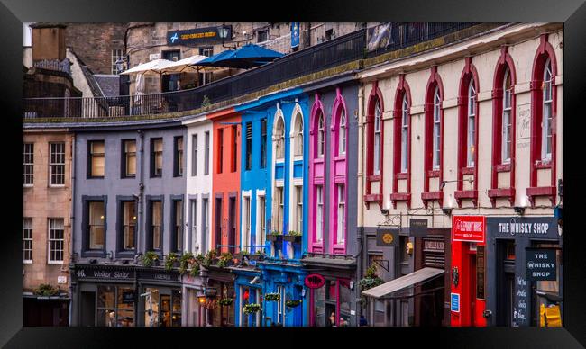 Victoria Street Colour Framed Print by Apollo Aerial Photography