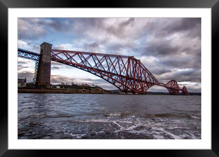 Forth Bridge Framed Mounted Print by Apollo Aerial Photography