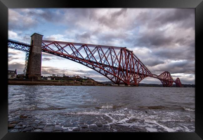 Forth Bridge Framed Print by Apollo Aerial Photography