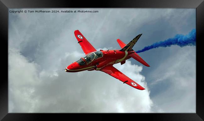 Red Arrows Framed Print by Tom McPherson