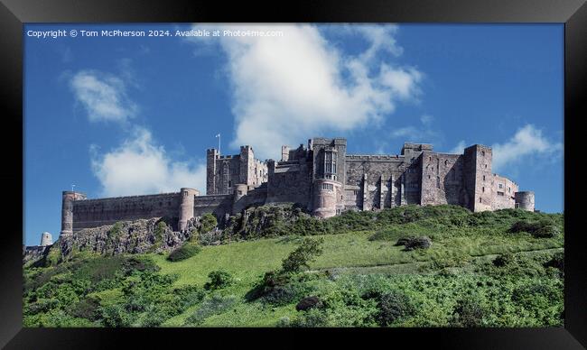 Bamburgh Castle Framed Print by Tom McPherson