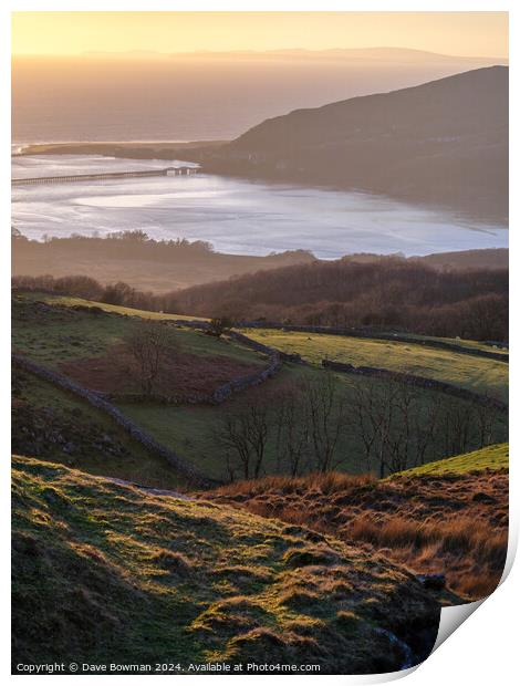 Barmouth View Print by Dave Bowman