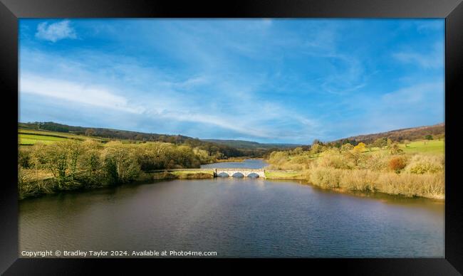 Lindley Wood Reservoir, North Yorkshire Framed Print by Bradley Taylor