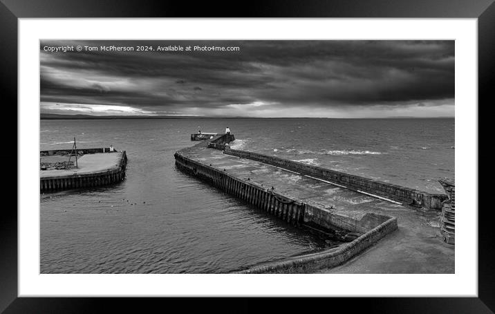 Burghead View Framed Mounted Print by Tom McPherson