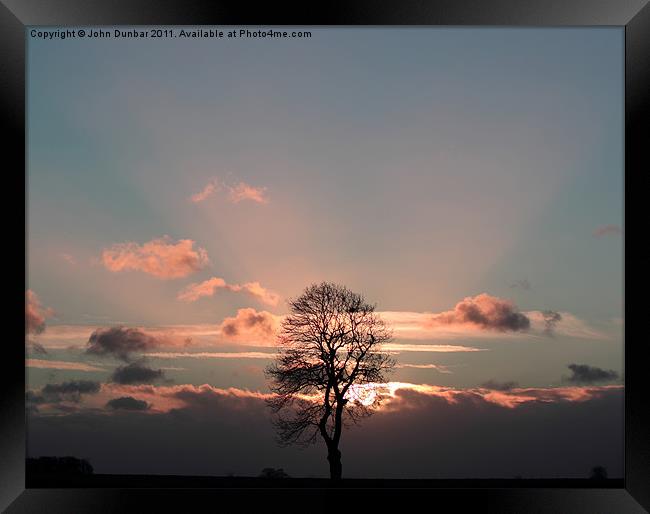 Sunday Morning Framed Print by John Dunbar