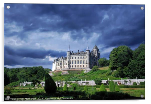 Dunrobin Castle Acrylic by Tom McPherson