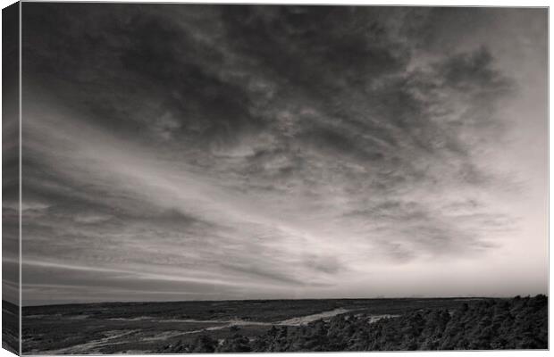Dramatic Clouds over Ogden Moor Canvas Print by Glen Allen
