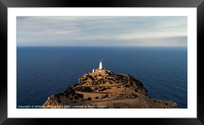 Cap de Formentor Lighthouse Framed Mounted Print by DiFigiano Photography