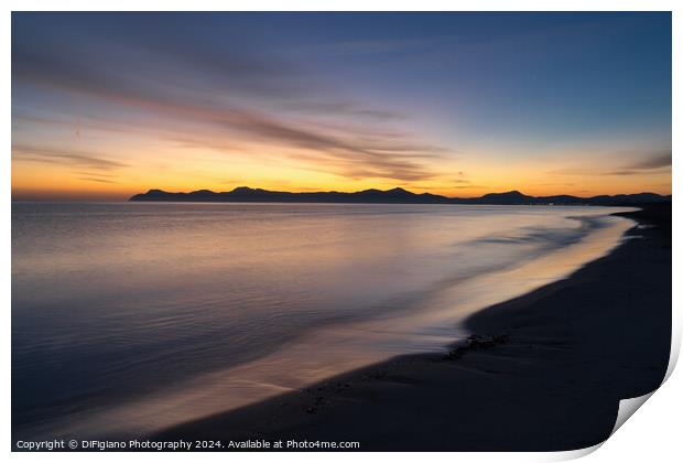 Playa del Muro Sunrise Print by DiFigiano Photography