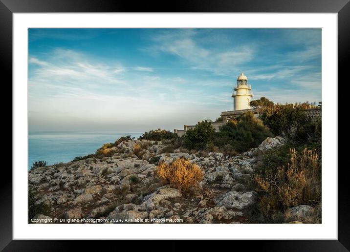 Cap de Sant Antoni Lighthouse Framed Mounted Print by DiFigiano Photography
