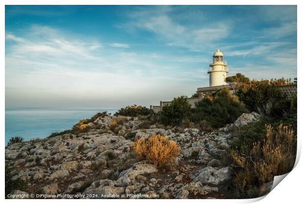 Cap de Sant Antoni Lighthouse Print by DiFigiano Photography