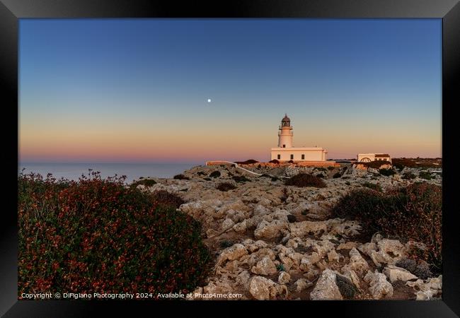 Cap de Cavalleria Lighthouse Framed Print by DiFigiano Photography