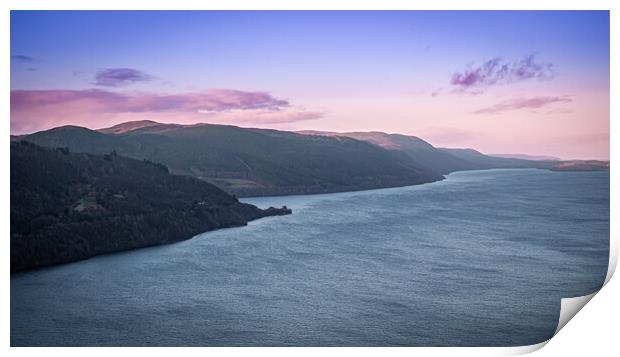 Loch Ness Views Print by Apollo Aerial Photography