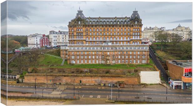 Scarborough Grand Hotel Canvas Print by Steve Smith