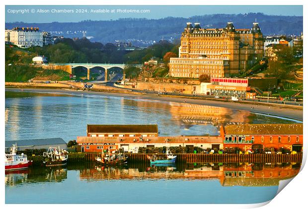 Scarborough View Print by Alison Chambers