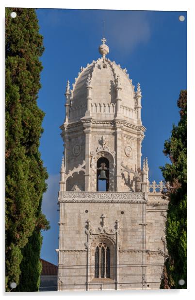 Church of Santa Maria de Belem in Lisbon Acrylic by Artur Bogacki