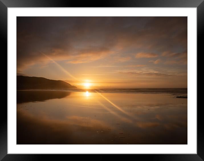 A ray of sunshine Framed Mounted Print by Tony Twyman