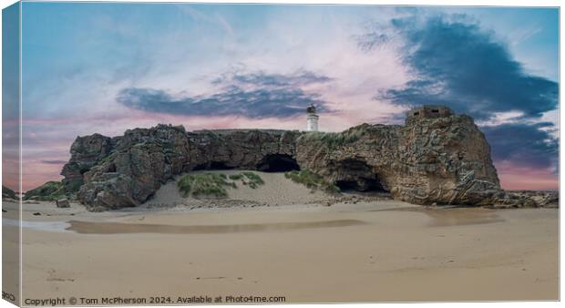 The Covesea Caves Canvas Print by Tom McPherson