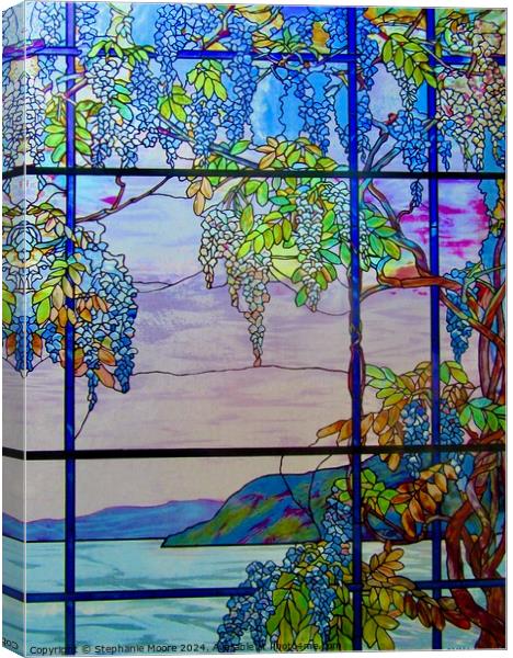 Tiffany Glass Canvas Print by Stephanie Moore