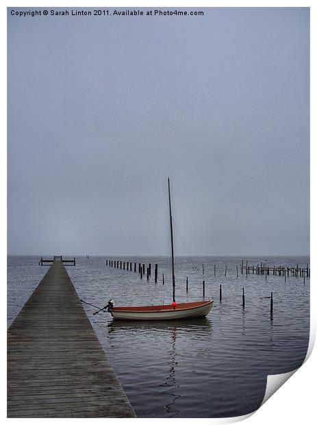 Lonely at the Jetty Print by Sarah Osterman