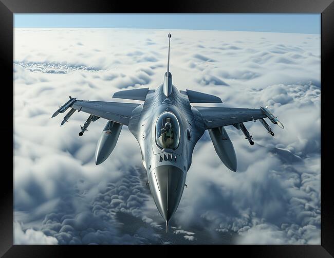 F-16 Fighting Falcon Framed Print by Airborne Images