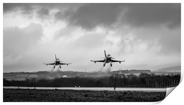 Eurofighter Typhoon Duo Print by Airborne Images