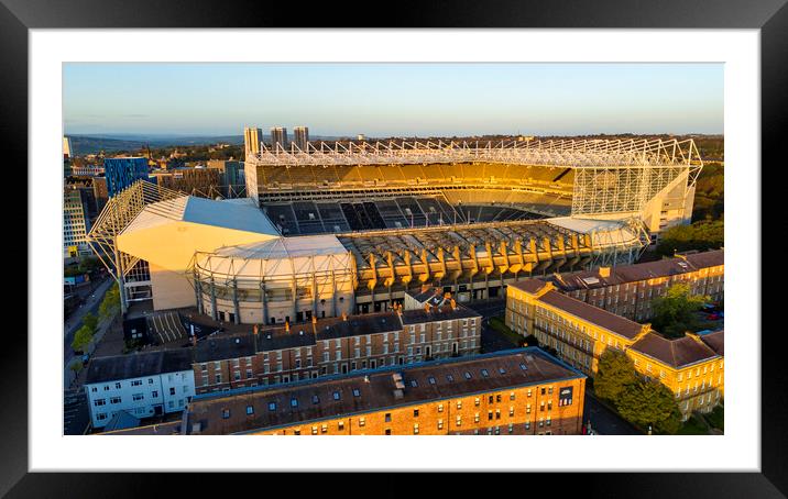 Newcastle United FC Framed Mounted Print by Steve Smith