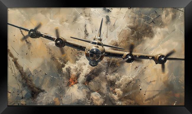 Boeing B-17 Flying Fortress Framed Print by Airborne Images