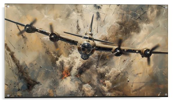 Boeing B-17 Flying Fortress Acrylic by Airborne Images