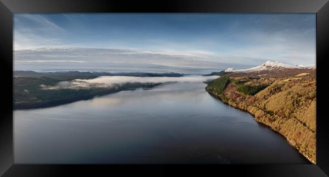 Loch Ness Morning Framed Print by Apollo Aerial Photography