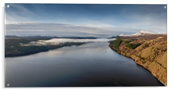 Loch Ness Morning Acrylic by Apollo Aerial Photography