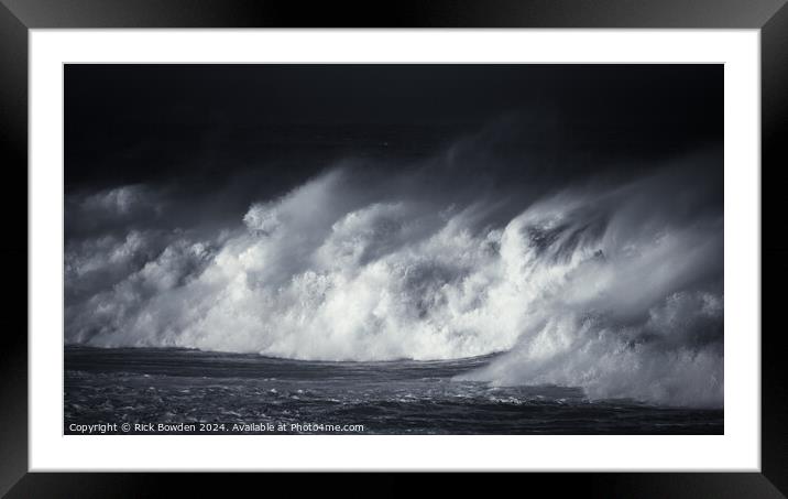 Storm Babet Framed Mounted Print by Rick Bowden
