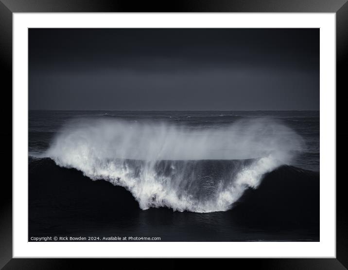 Storm Babet Framed Mounted Print by Rick Bowden