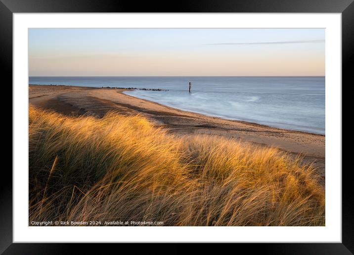 Caister Dunes Framed Mounted Print by Rick Bowden