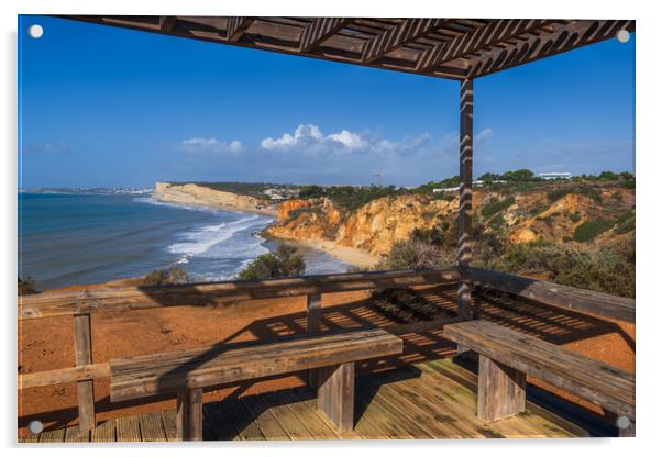 Miradouro da Praia do Canavial in Algarve, Portugal Acrylic by Artur Bogacki