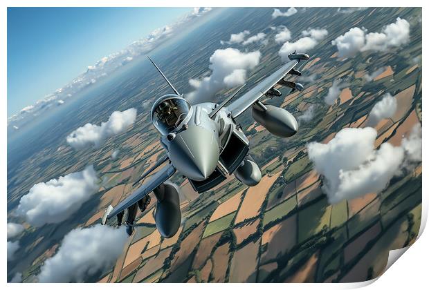 Eurofighter Plane Print by Picture Wizard