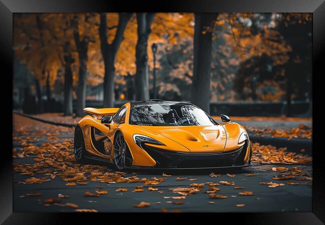 McLaren Supercar Framed Print by Picture Wizard