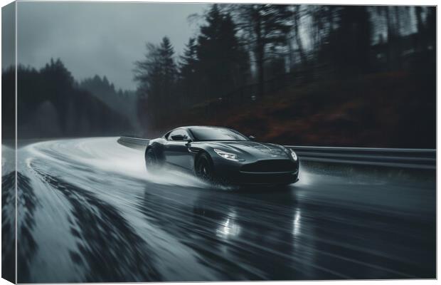 Aston Martin Supercar Canvas Print by Picture Wizard
