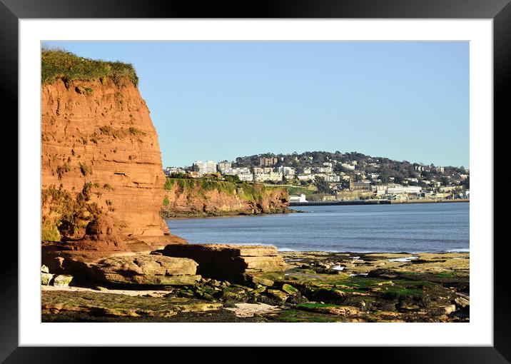 View of Torquay from Paighton Framed Mounted Print by Bryan 4Pics